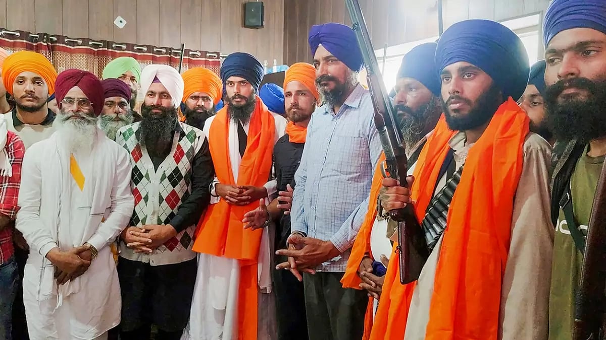 Amritpal Singh at Gurudwara