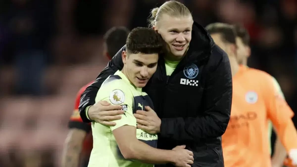 Erling Haaland (R) is in the form of his life for Man City as they eye FA Cup honours at Wembley.