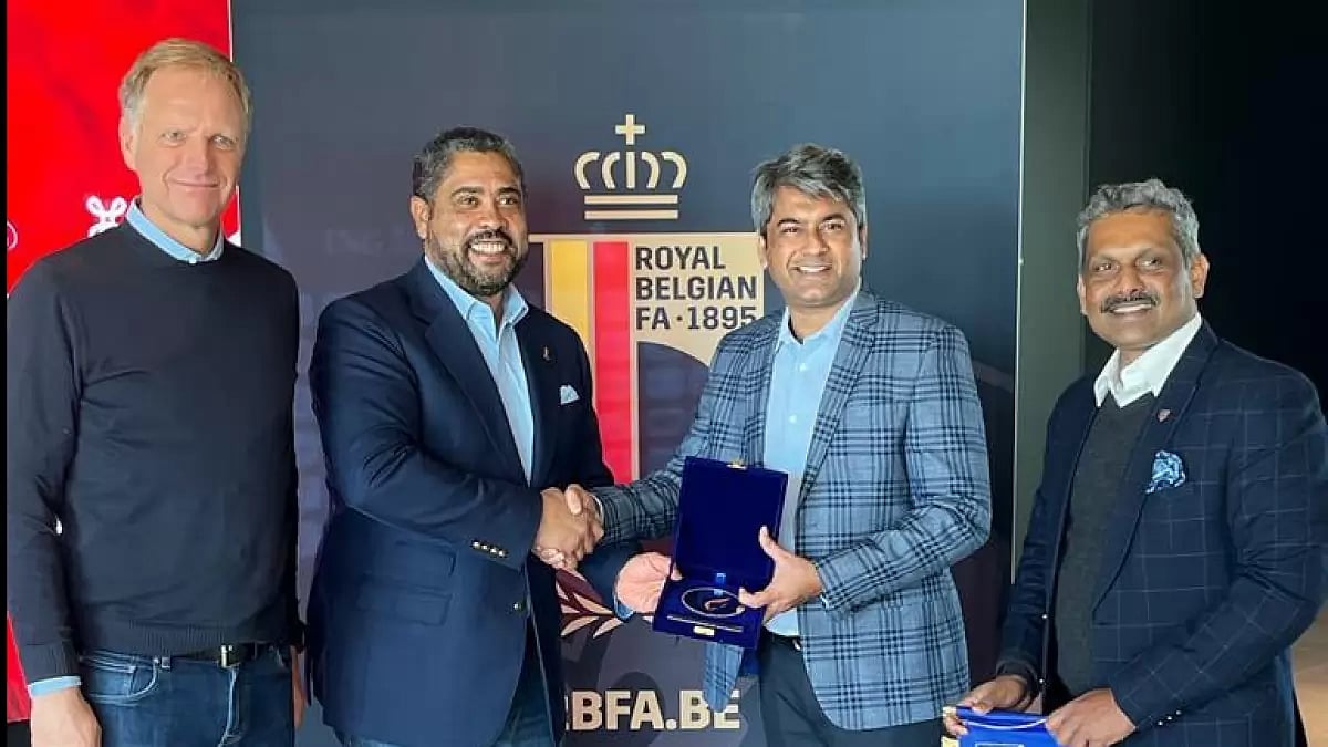 AIFFs Top Officials Discuss Indian Football With Counterparts From Belgium