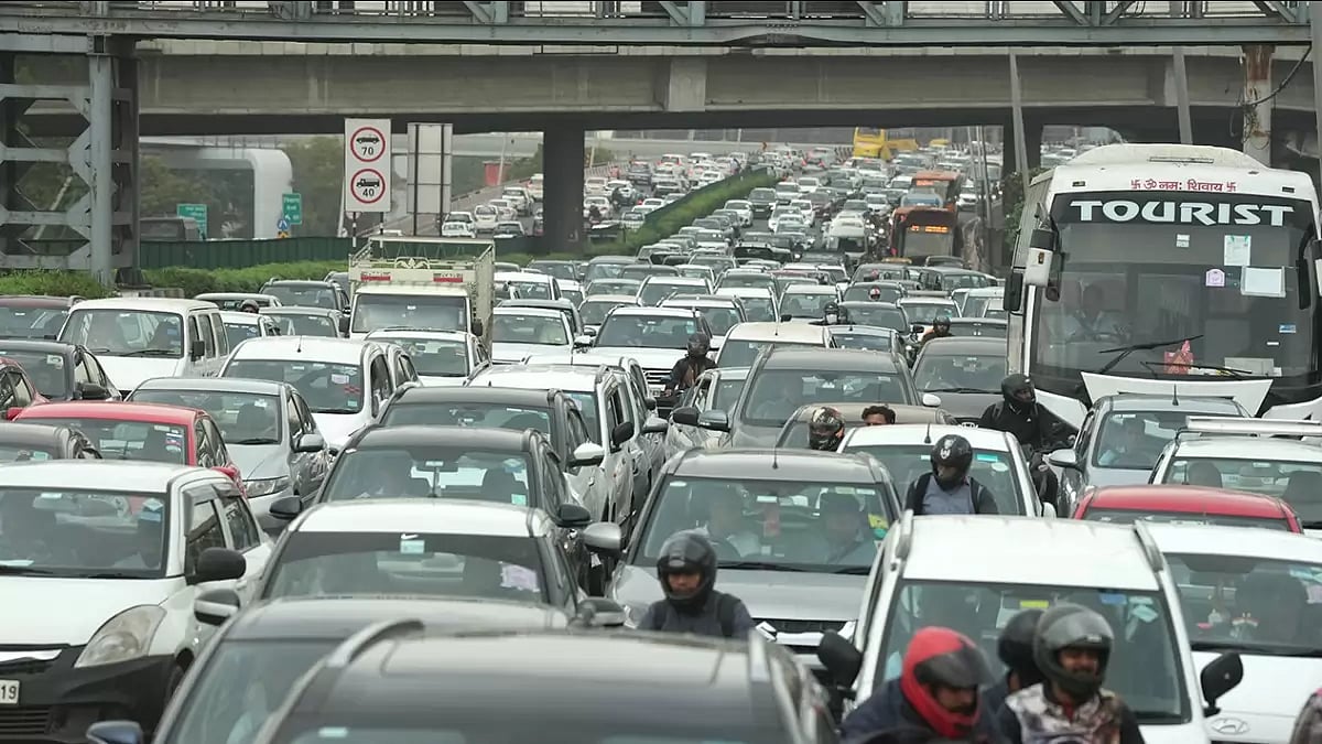 Traffic Jam in Delhi
