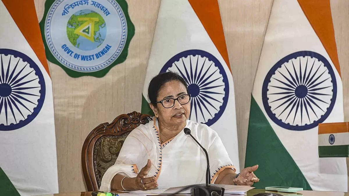 Mamata Banerjee addresses the media
