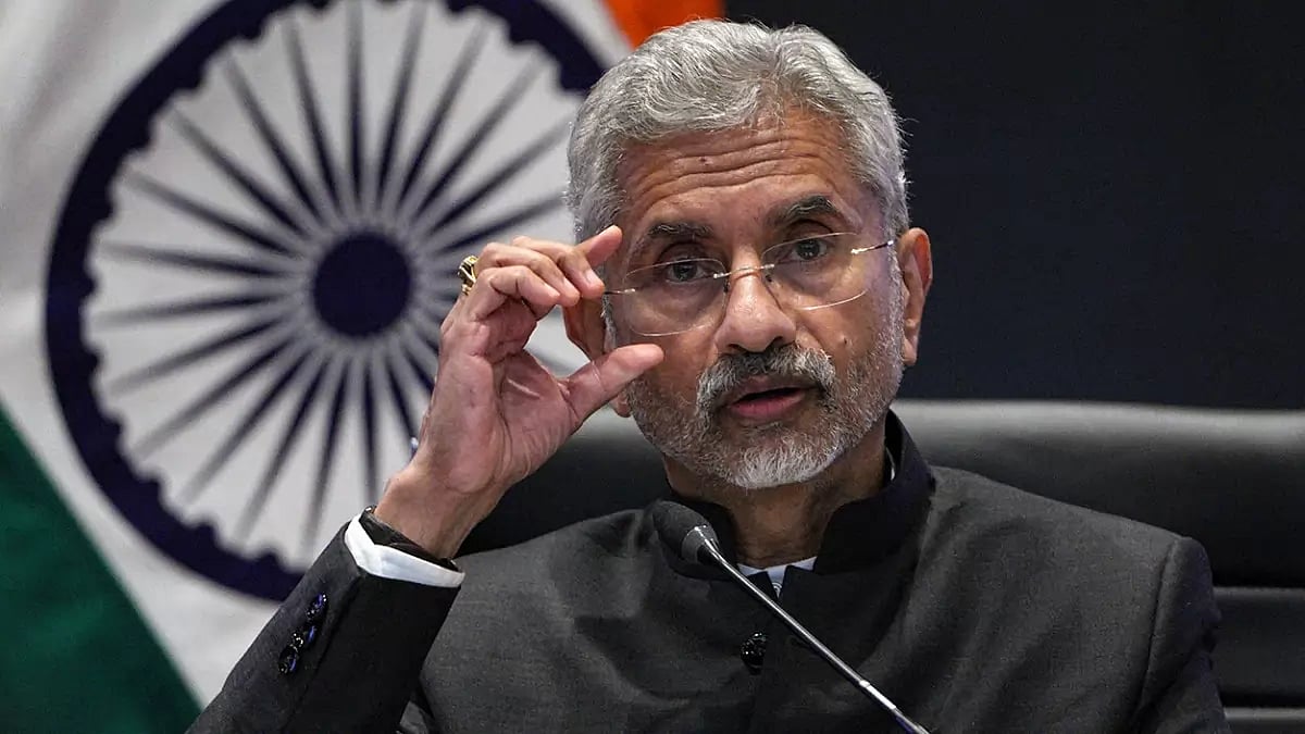 S. Jaishankar addresses the media