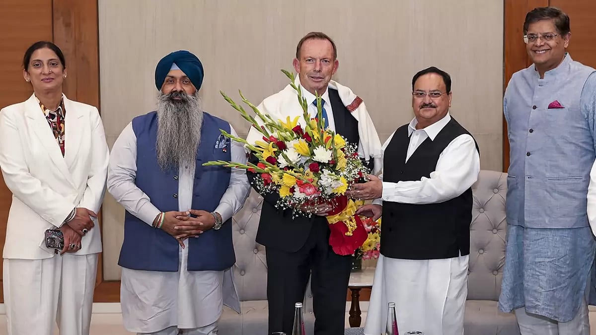 JP Nadda meets Tony Abbott