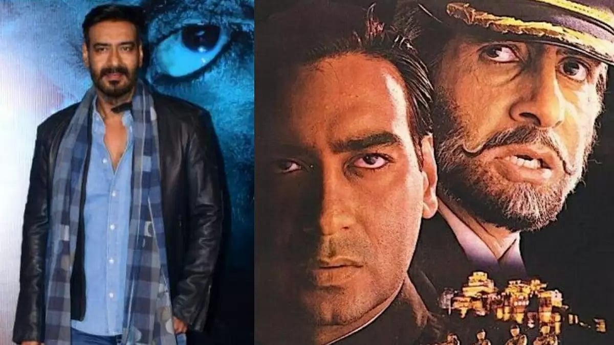 Ajay Devgn and Amitabh Bachchan in 'Major Saab'