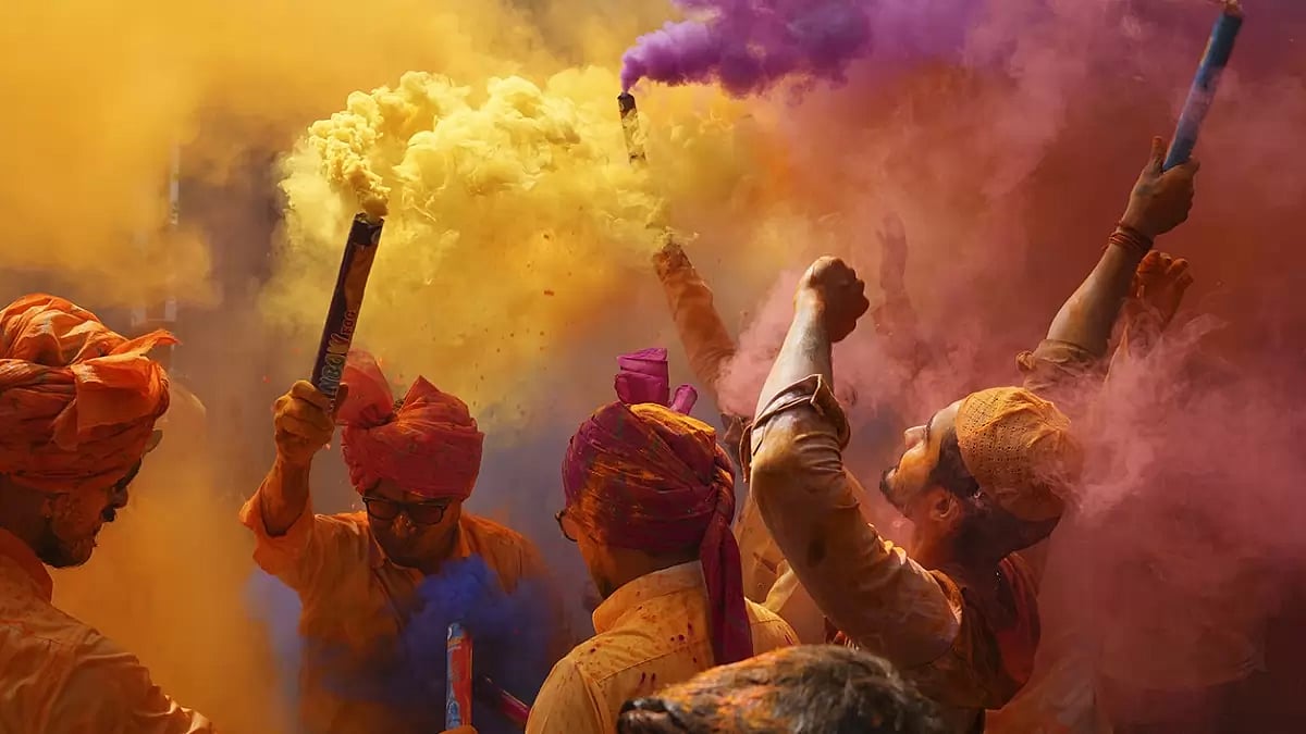 Holi festivities in Hyderabad
