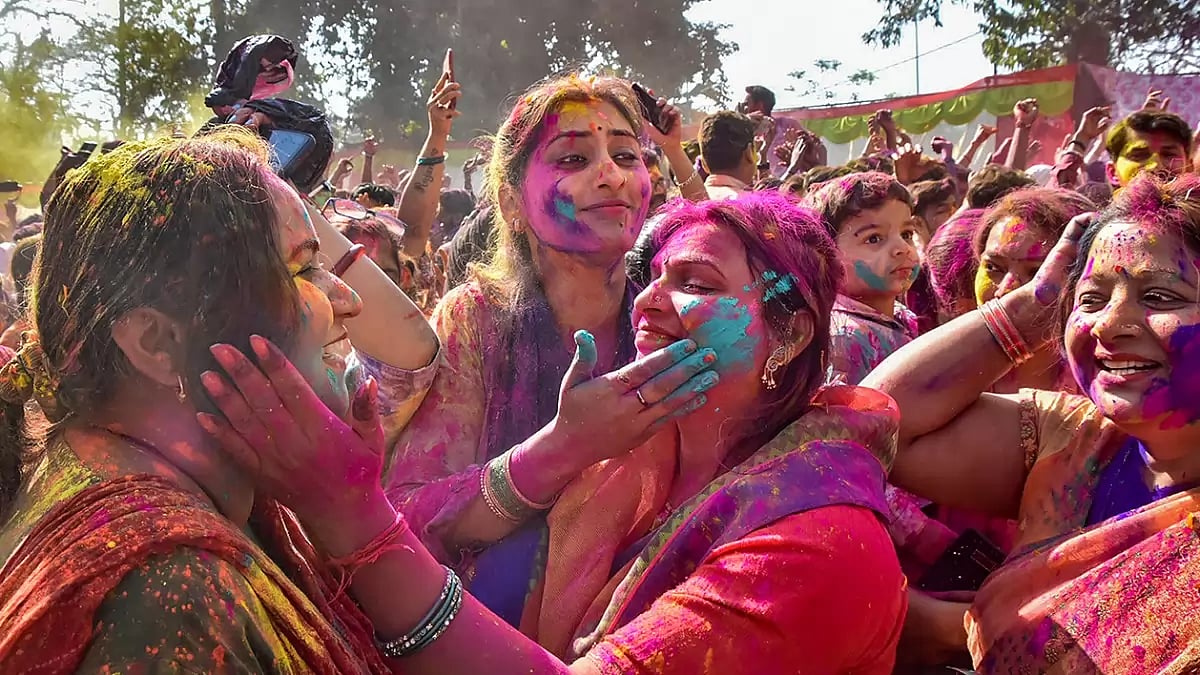 Holi celebrations in Gorakhpur