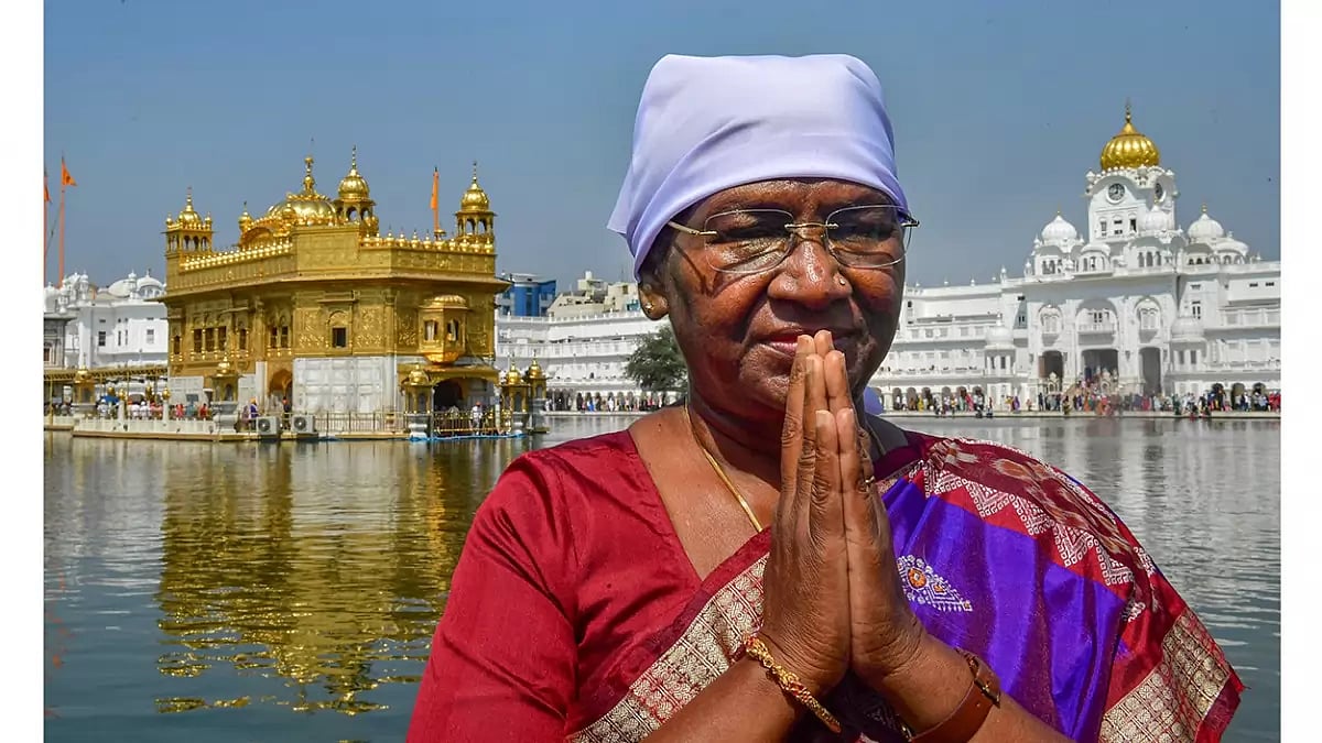 Droupadi Murmu in Golden Temple