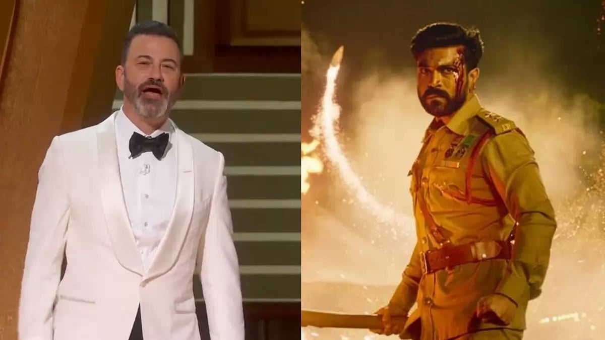 Jimmy Kimmel; Ram Charan in 'RRR