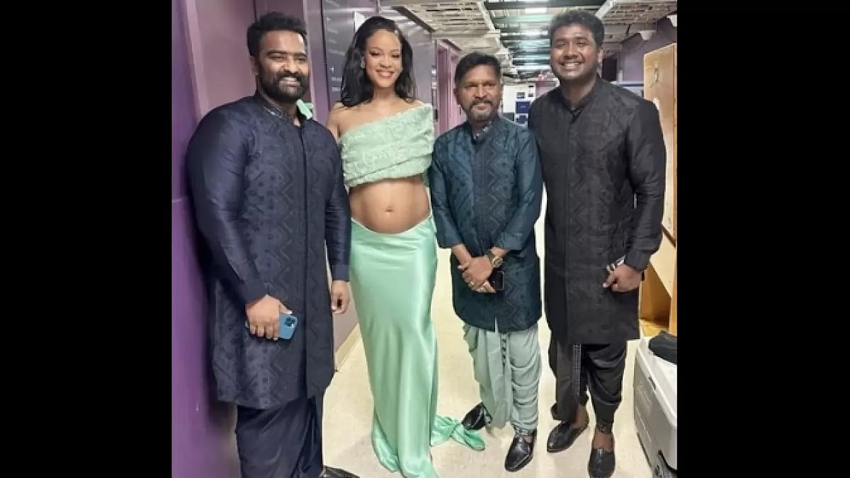 Speechless 'Naatu Naatu' Singers Have Their Fanboy Moment With Rihanna