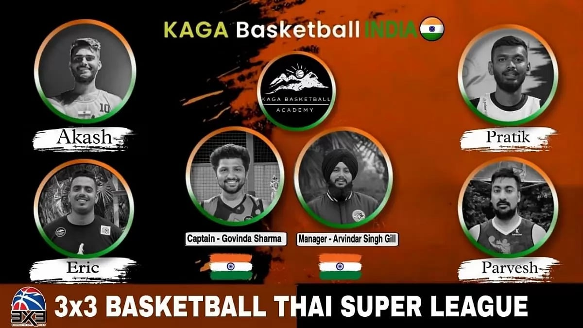 Govinda Sharma And Parvesh Bhatia To Represent India In 3x3 Thai Basketball Super League 2023