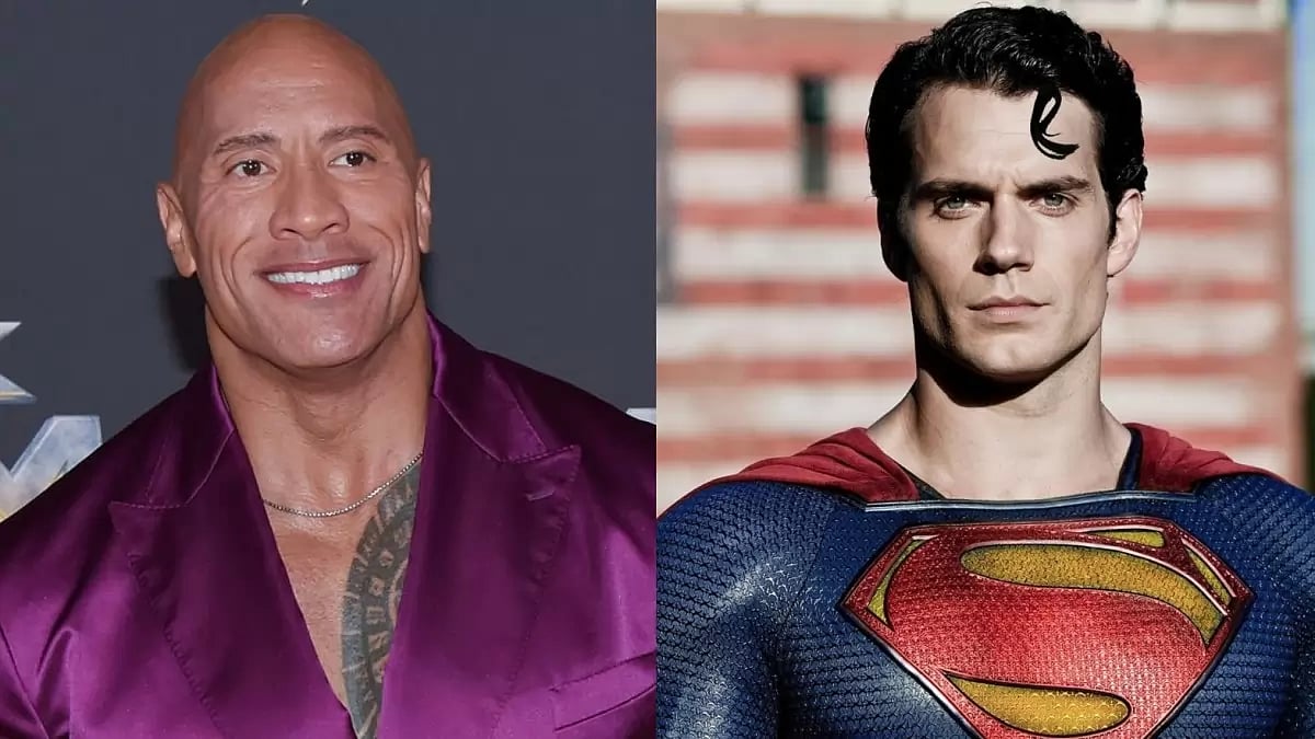 Dwayne Johnson and Henry Cavill