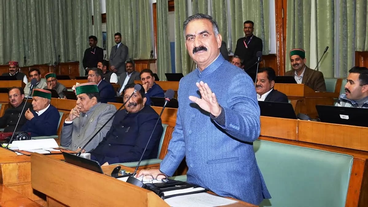 Himachal Pradesh Chief Minister Sukhvinder Singh Sukhu 