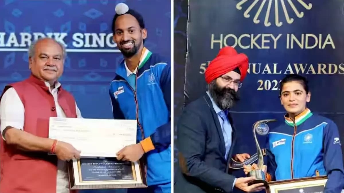 Both Hardik and Savita received Rs 25 lakh each, along with a trophy.