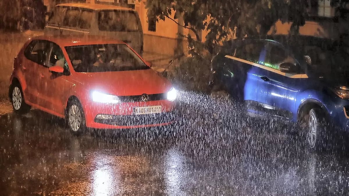 Rainfall in Bengaluru