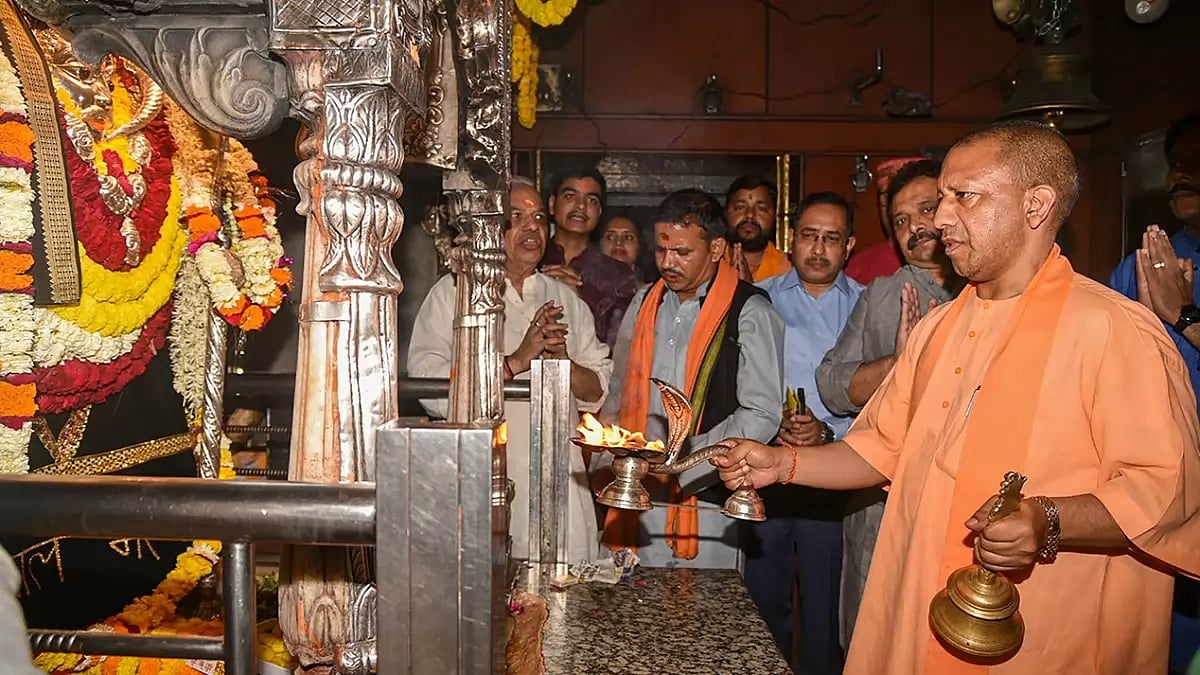 Yogi Adityanath in Varanasi