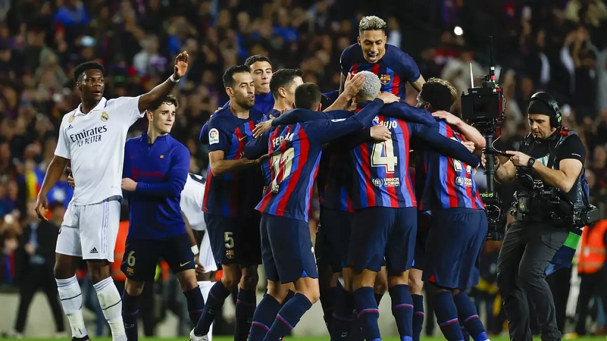 Barca are in a dominant position as they look to win the title for the first time since 2018-19.