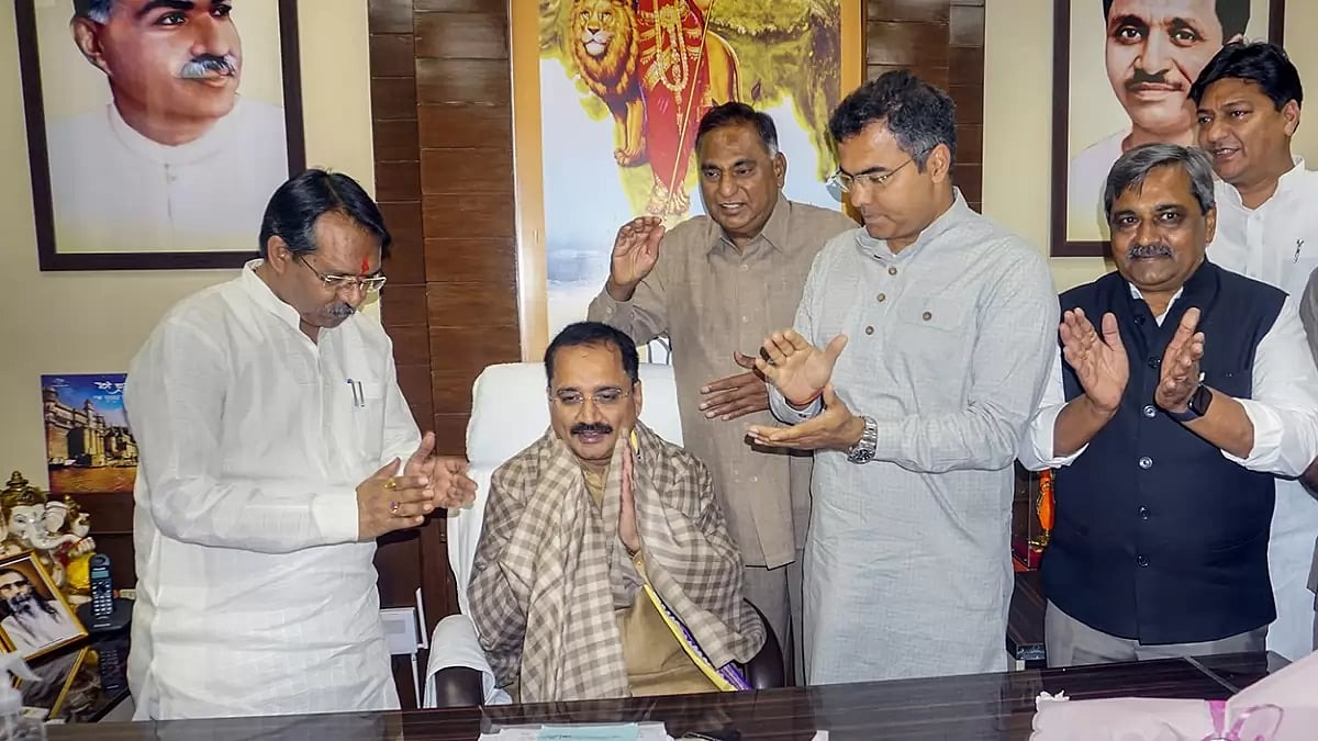 Delhi BJP Protest At DJB Headquarters Over 'Shortage' Of Drinking Water
