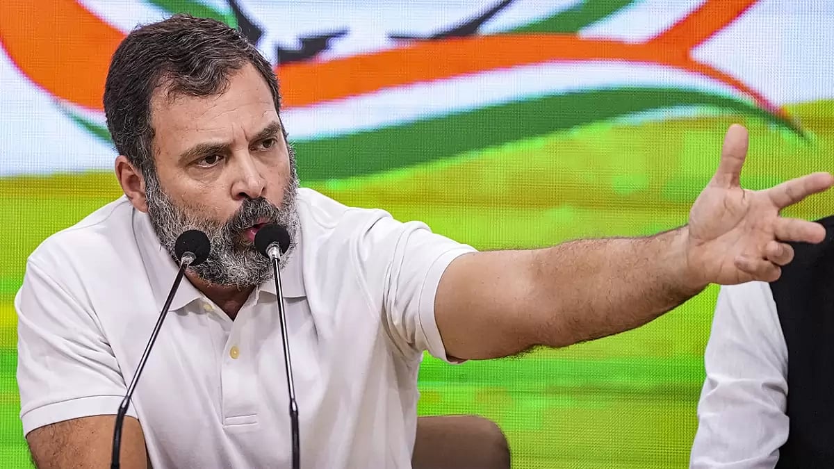 Rahul Gandhi was disqualified as an MP 