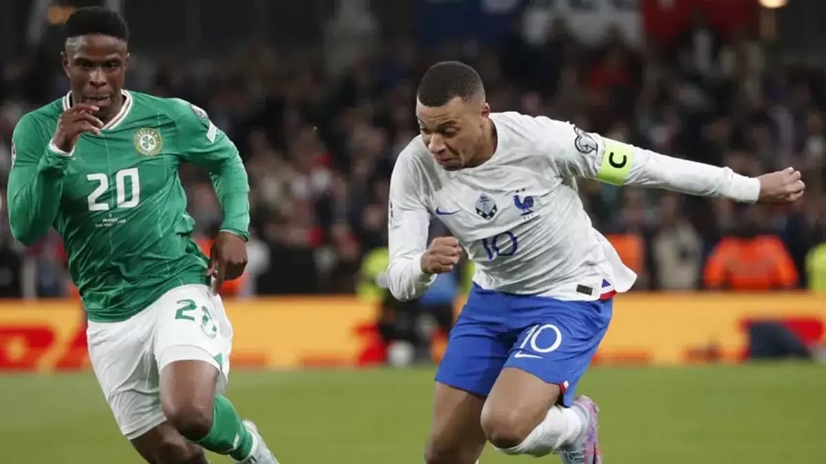 PSG star Mbappe showed flashes of quality, but was upstaged by Bayern right-back Pavard.