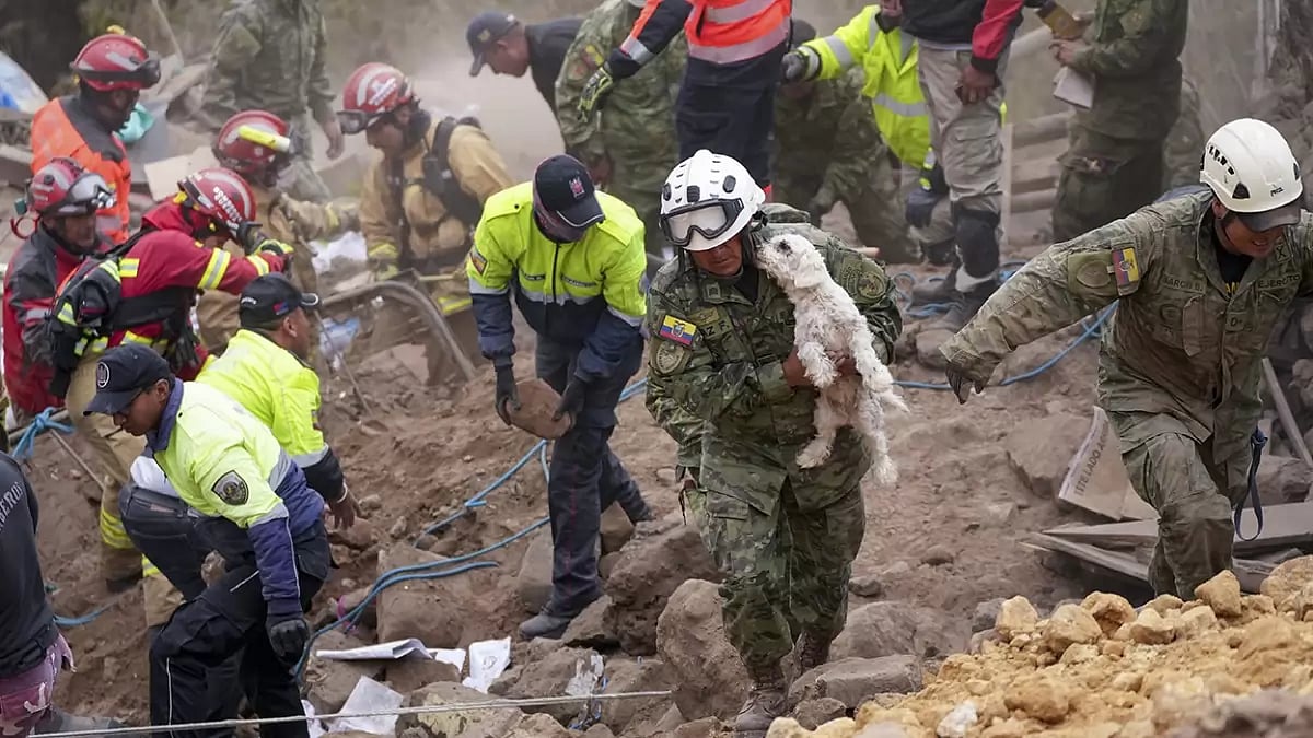 Landslide in Ecuador