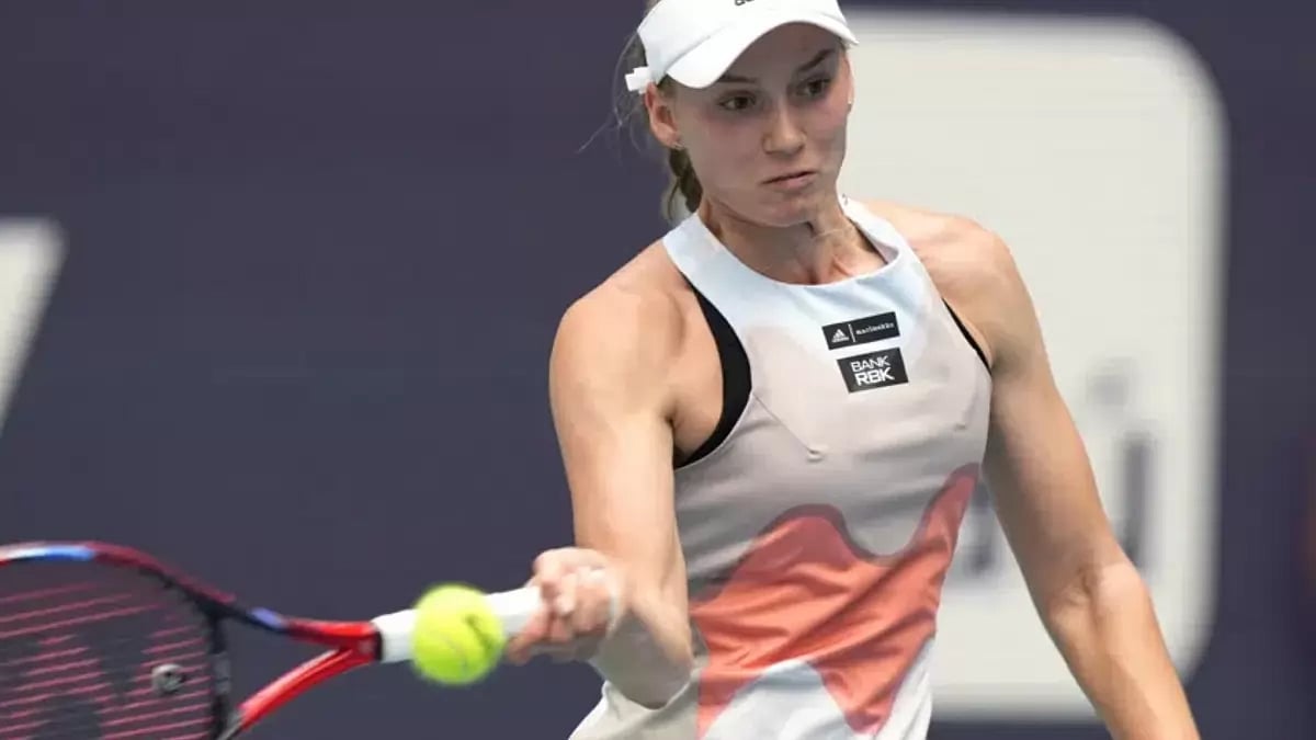 Rybakina is eyeing to become only the 5th player to win at Indian Wells and Miami the same year.