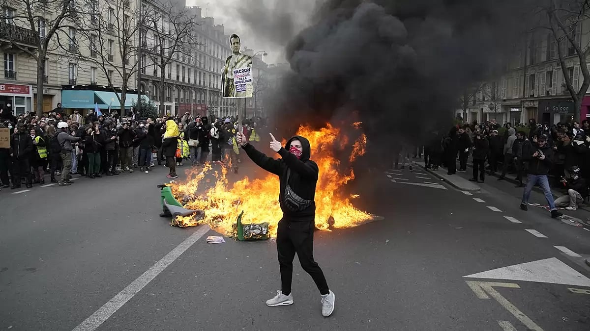 France Pension Protests