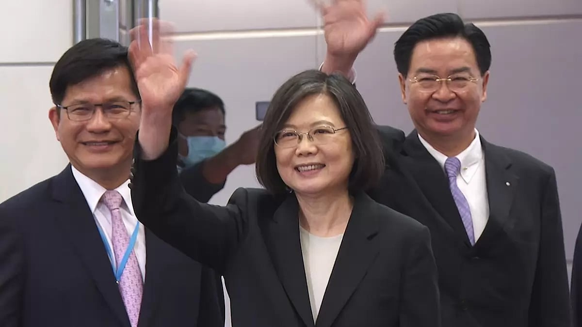 Taiwans Lin Chia-lung, Tsai Ing-wen and Joseph Wu