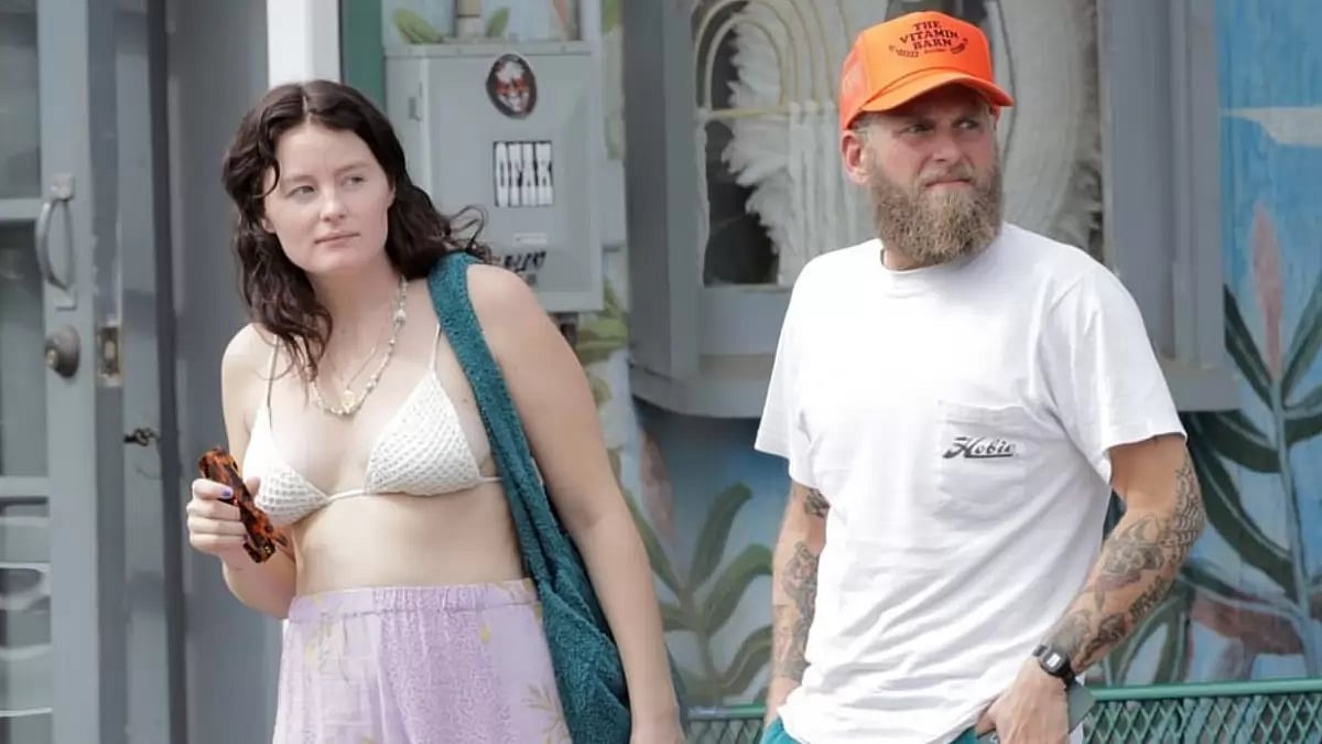 Jonah Hill and Olivia Miller