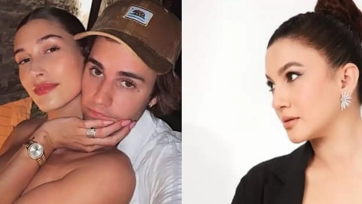 Gauahar Khan, Justin Bieber, Hailey Bieber