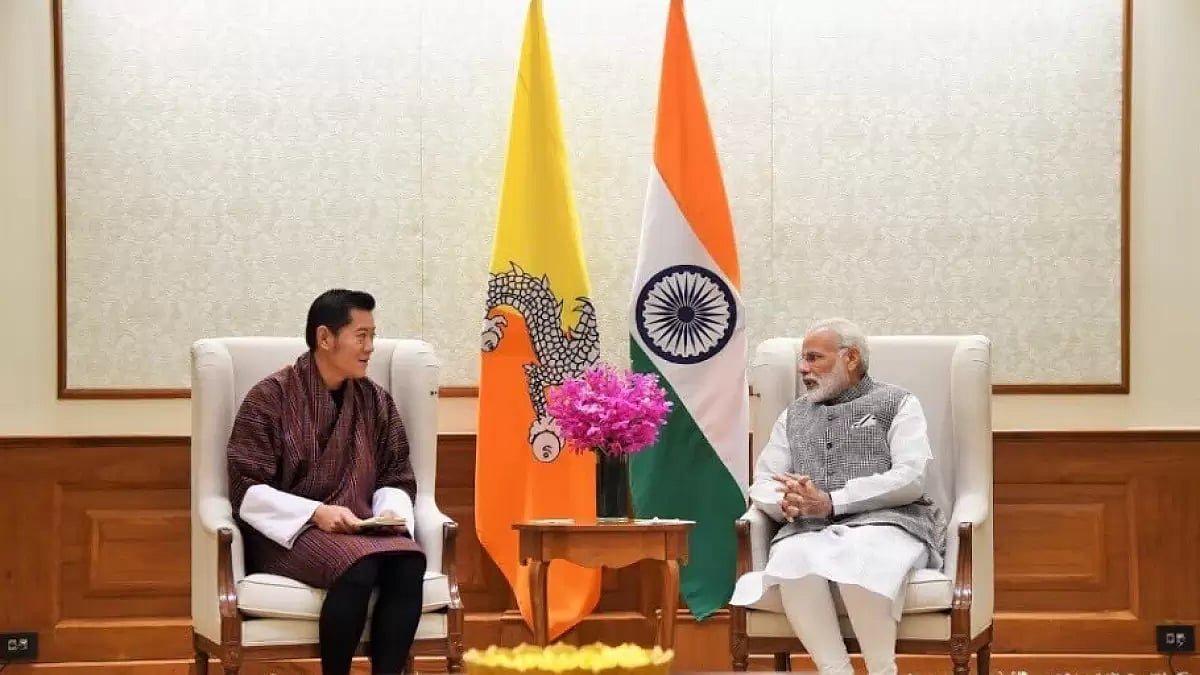 | Photo: MEA : Prime Minister Narendra Modi and King of Bhutan in 2017.