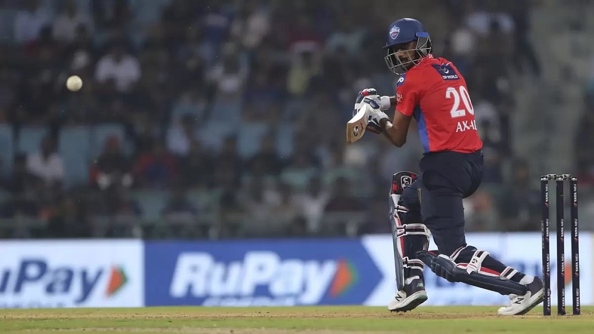 Axar batted at No. 7, scoring 16 runs off 11 balls against LSG on Saturday.