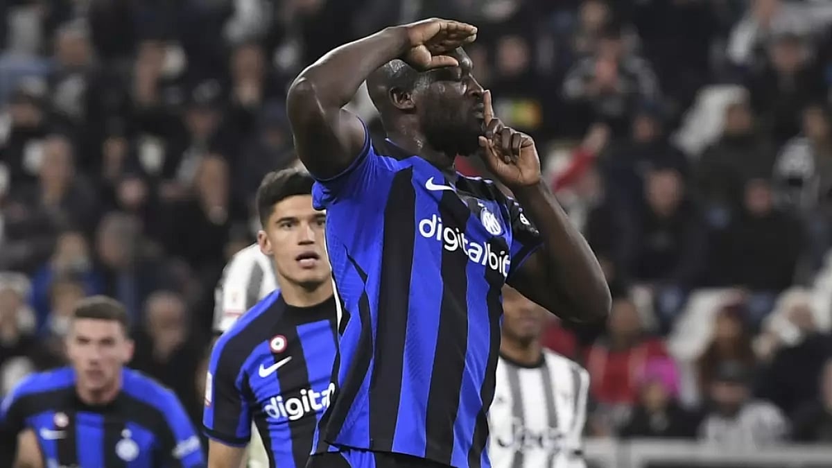 Lukaku was suspended for the second leg of the Coppa Italia semifinals to be played on April 26.