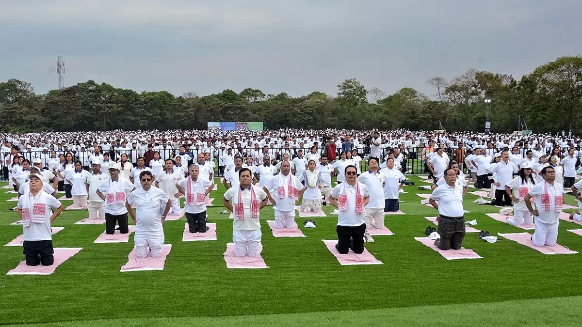 Mizoram Celebrates Yoga Day