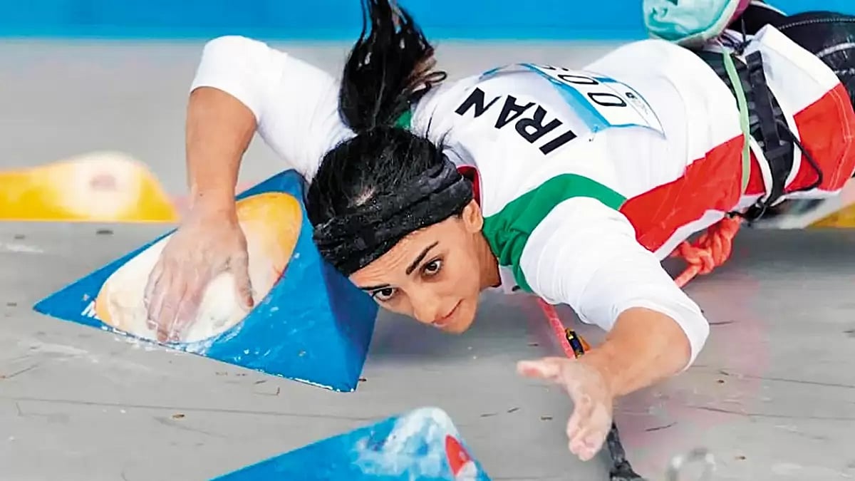 Not ‘just’ Hair: Climber Elnaz Rekabi competes without a hijab at the Asian Championships in Seoul