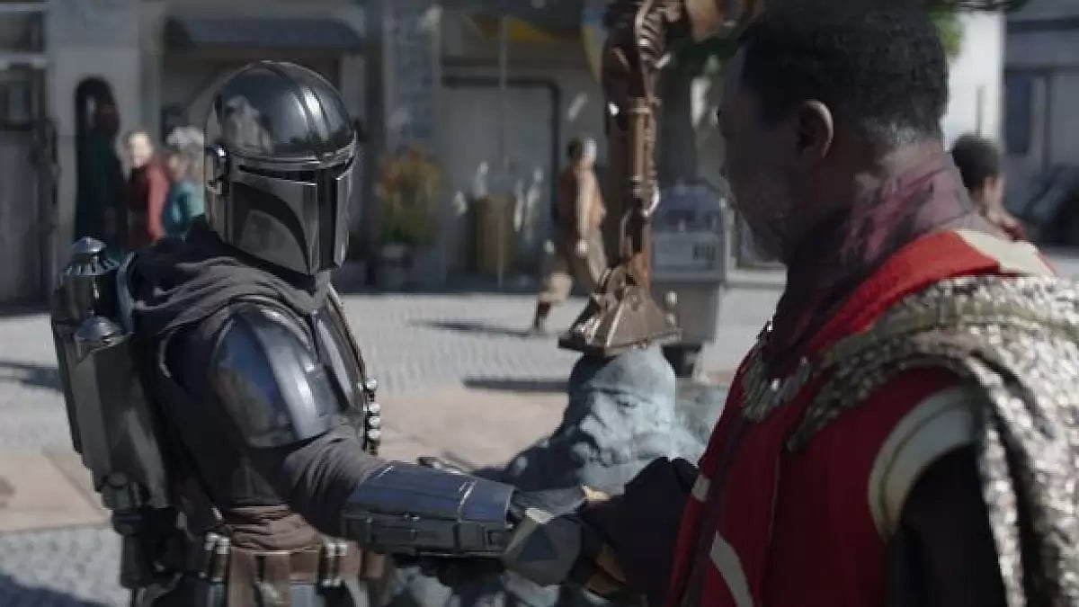 A Still From 'The Mandalorian 3'