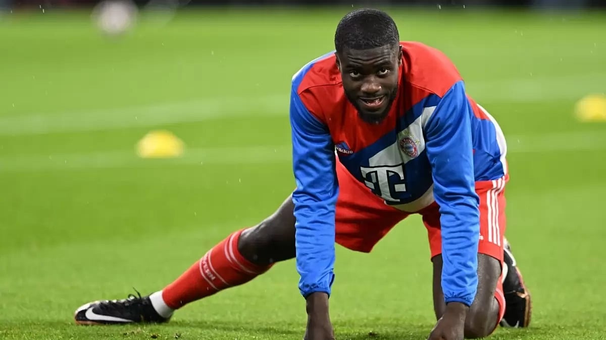Upamecano lost possession before City's second goal in their Champions League match on Tuesday.