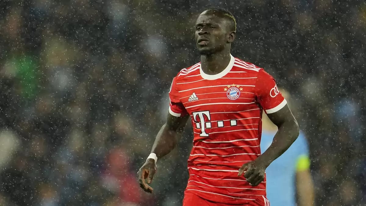 Mane in action during UCL first leg match against Manchester City on Tuesday.