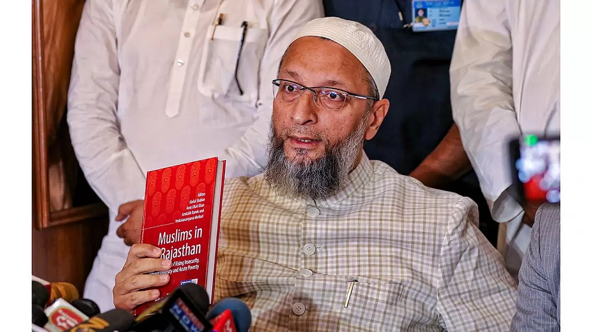 Owaisi addresses press conference