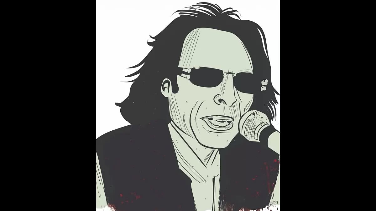 Juan Elia's illustration by Saahil 