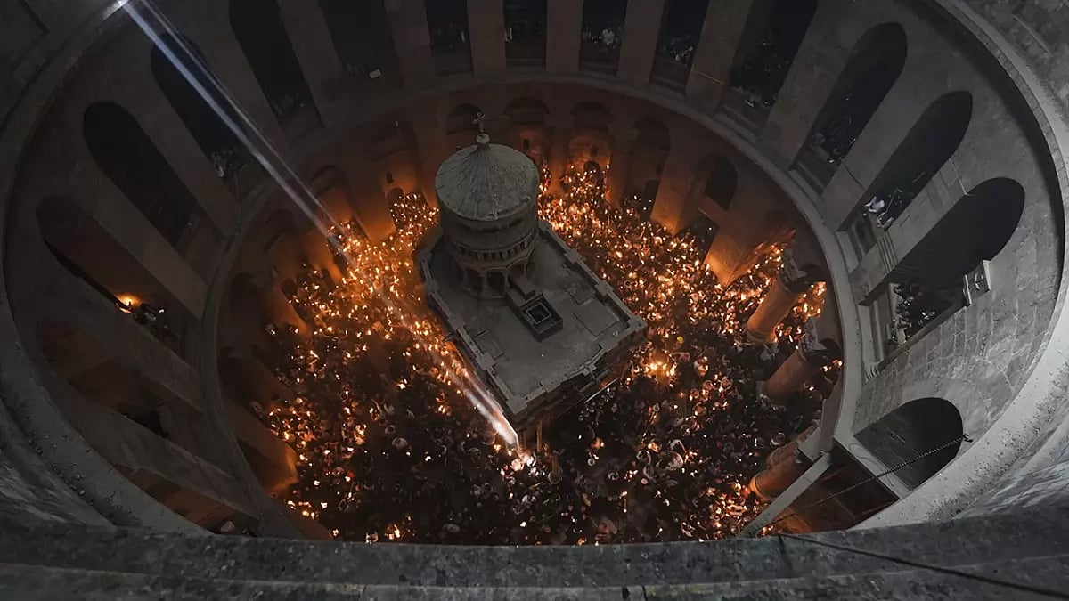 Israel Palestinians Orthodox Easter