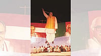 Battleground Karnataka Saffron’s Start: Hegde at an election rally in 1998