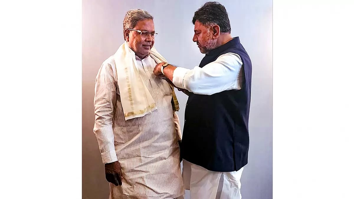Siddaramaiah and D.K. Shivakumar