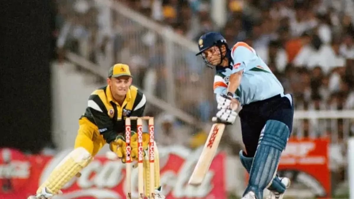 Sachin's 'Desert Storm' in Sharjah versus Australia is one of his top career performances.