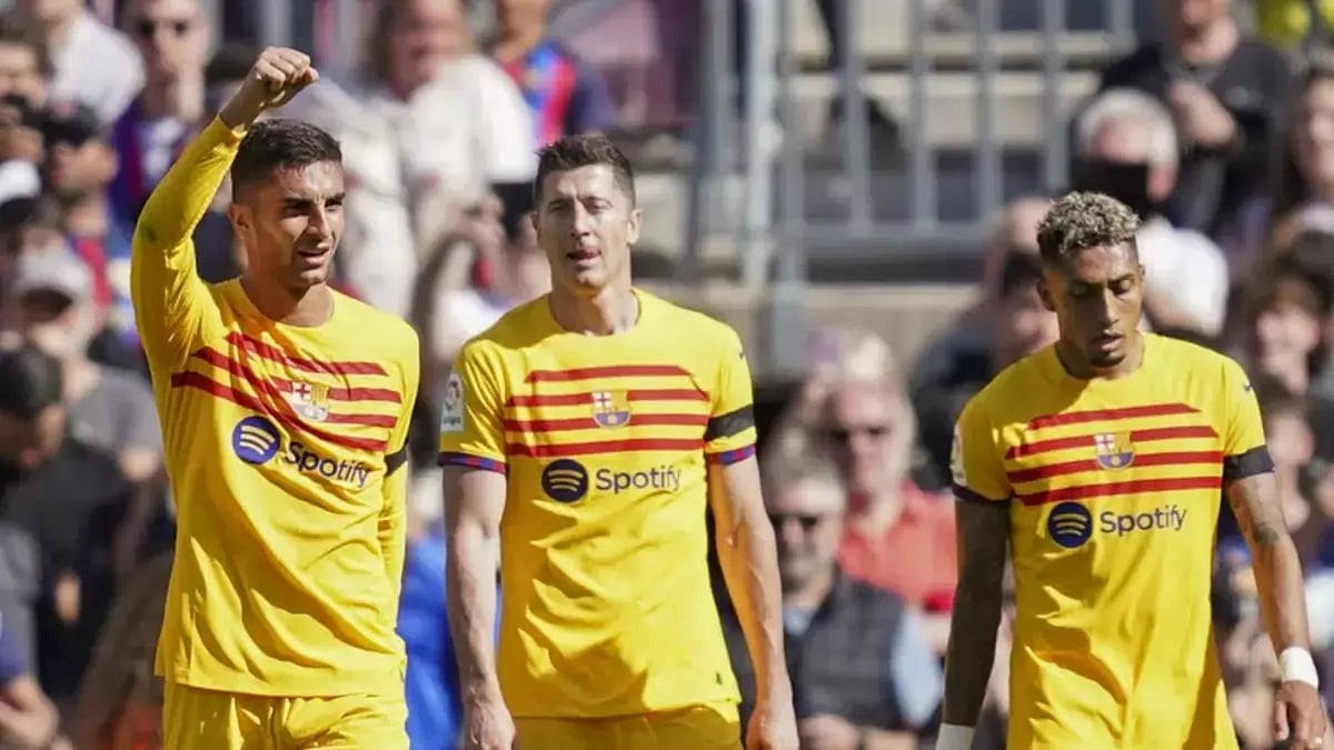 It was the 23rd clean sheet in the league for Barcelona, which last won the league title in 2019