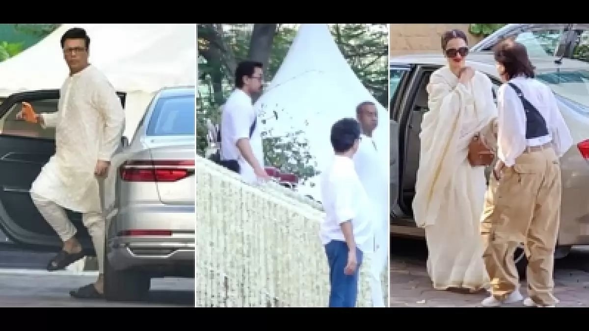 Celebs at Pamela Chopra's prayer meet