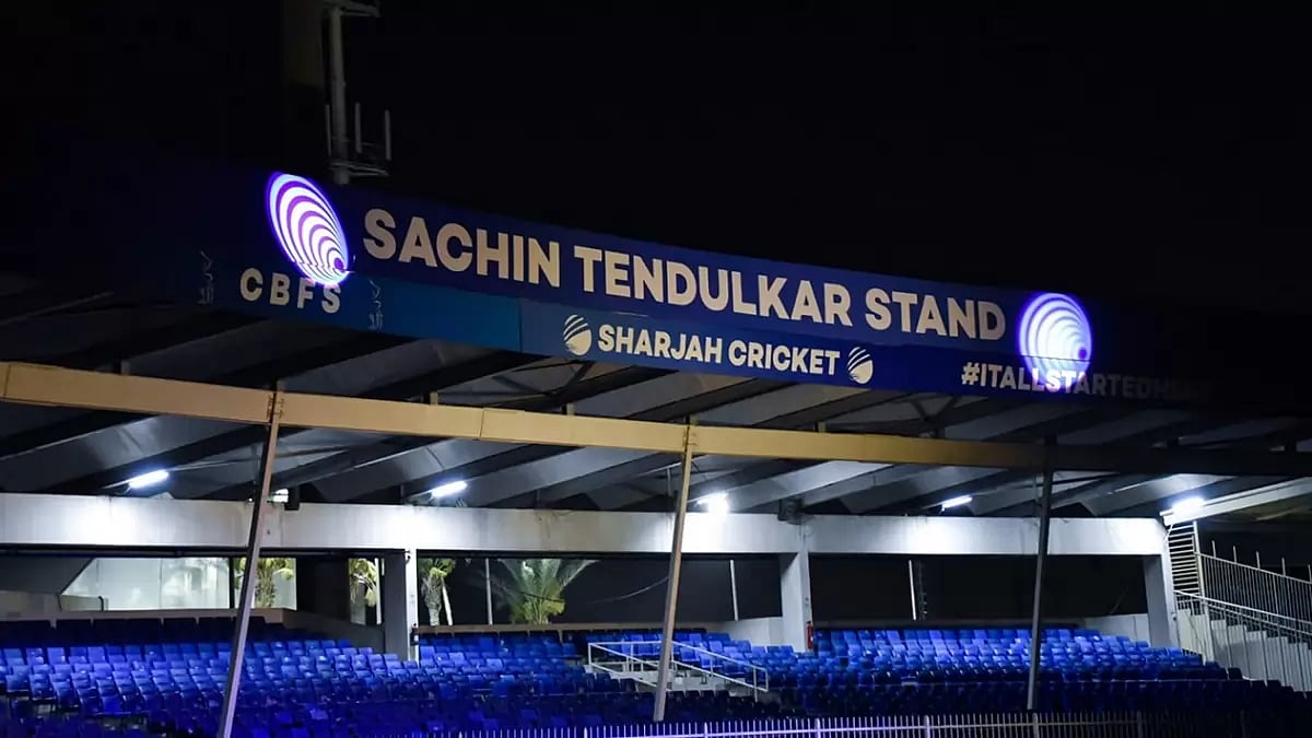Sharjah stadium stand named after Sachin Tendulkar