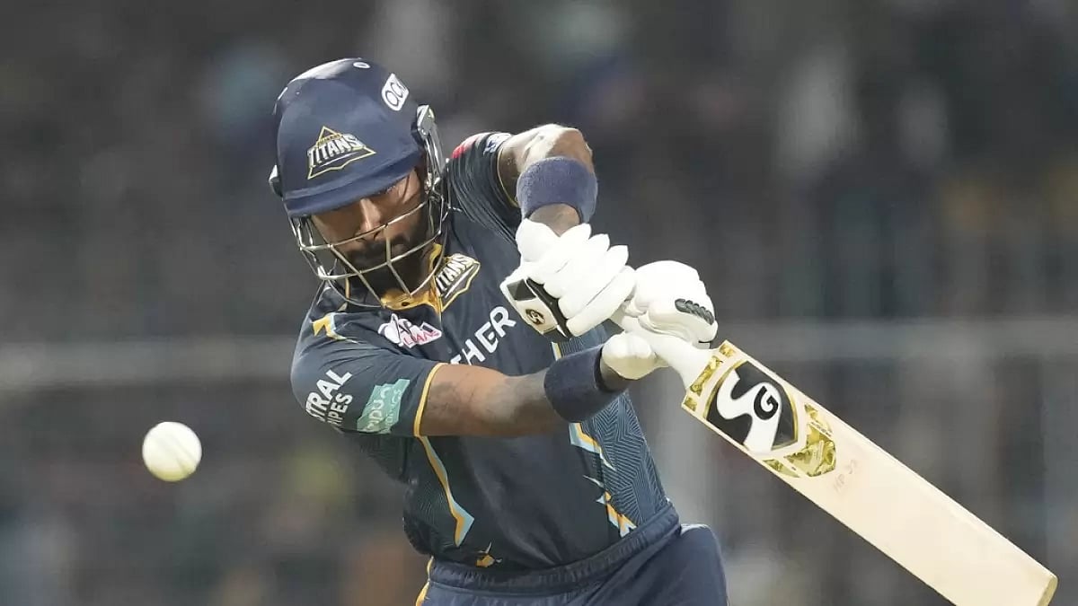 Pandya scored 26 off 20 balls against KKR on Saturday.