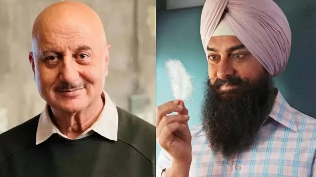 Anupam Kher; Aamir Khan in 'Laal Singh Chadha'