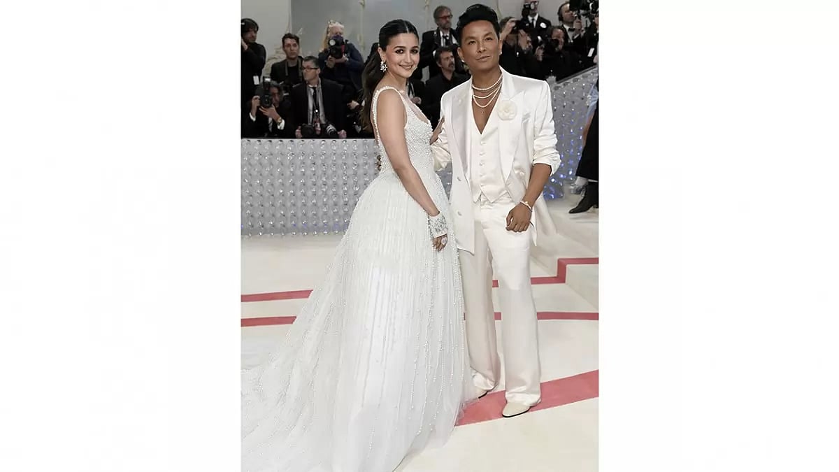 Alia Bhatt and Prabal Gurung
