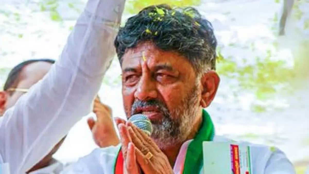 Karnataka Congress state chief and six-time MLA D K Shivakumar (DKS) 